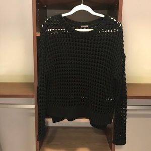 Express Open Knit Sweater